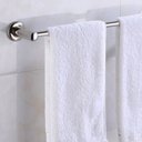 Ver imagem 3 de Toalheiro Suporte Porta Toalha Inox Haste Unica Reto Toalha Banheiro Lavabo Pousada Hotel Casa