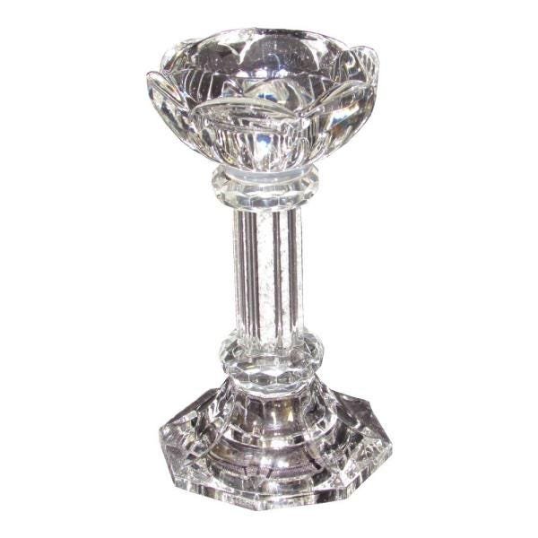 Castiçal Clássico em Cristal 13 cm x 8 cm - 1