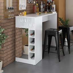 Bar Bancada com Adega 1 Porta e Espelho Multimóveis MP1090 - 1