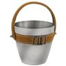 Balde de Gelo em Aluminio Alça em Couro 15x16x18 - 1