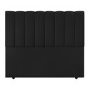Ver imagem 3 de Cabeceira Cama Box Casal King Size Kharla 193cm Veludo Preto - Desk Design