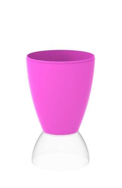 Vaso-Cachepots Argo Rad Rosa - 1