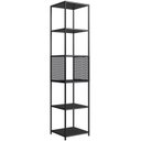 Ver imagem 2 de Estante 180 Cm Estilo Industrial com Tela P1023 Preto Pp