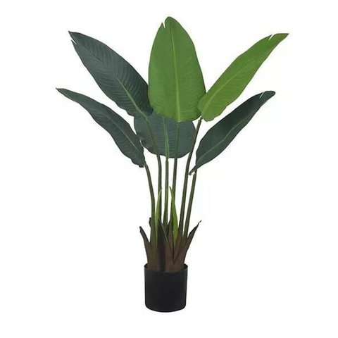 Árvore Artificial Bananeira de Jardim Verde 78cm