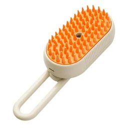 Escova a Vapor Eletrica Cao Pet Gato Cachorro Higiene Remove Pelo Bateria Recarregavel Animal de Est - 11