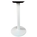 Ver imagem 2 de Mesa Zeta Ferro Branco 75 Cm (alt) Disco Redondo Tampo Mdp Redondo 70 Cm Larg X 2,5 Cm Alt Samba