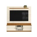 Ver imagem 7 de Home para Sala Florianopolis para TV 70" 175cm Nichos Gavetas Off White Amendoa Mobler