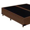 Ver imagem 5 de Cama Box Queen Bipartido Suede Mega Cama-marrom