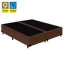 Ver imagem 2 de Cama Box Queen Bipartido Suede Mega Cama-marrom
