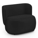 Ver imagem 7 de Kit 02 Poltronas e 01 Namoradeira Orgânica Molly Veludo Preto - Desk Design