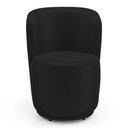 Ver imagem 4 de Kit 02 Poltronas e 01 Namoradeira Orgânica Molly Veludo Preto - Desk Design