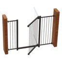 Ver imagem 2 de Grade Portão Divisor Ambiente Multigrade 70 a 100 Cm Preto