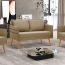 Ver mais imagens de Namoradeira 02 Lugares Mari Suede Marrom Rato Castanho