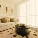 Ver imagem 1 de Persiana Vertical Tecido - Linha Angra - Offwhite Mescla Garcia 1,9m até 2,15m 1,6m até 1,89m