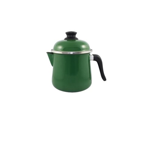 Leiteira Bule em Agata Esmaltado 2l: Sabor e Tradição Verde Ewel