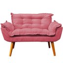 Ver imagem 3 de Namoradeira Decorativa para Sala Recepção Consultório Escritório Manicure Alice Suede