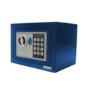 Ver imagem 3 de Cofre Eletrônico Digital Pequeno (17x23x17cm) Pelegrin CH-17EF Em Aço Azul