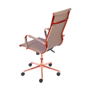 Ver imagem 3 de Cadeira de Escritório Giratoria Eames Caramelo - Alta - Rose Gold