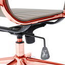 Ver imagem 4 de Cadeira de Escritório Giratoria Eames Caramelo - Alta - Rose Gold