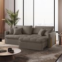 Ver imagem 1 de Sofá Cama Lisboa Retrátil e Reclinável 180cm Braço 10cm Meu Sofá Online