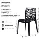 Ver imagem 5 de Kit 2 Cadeiras Gruvyer Nude Sala Cozinha Jantar