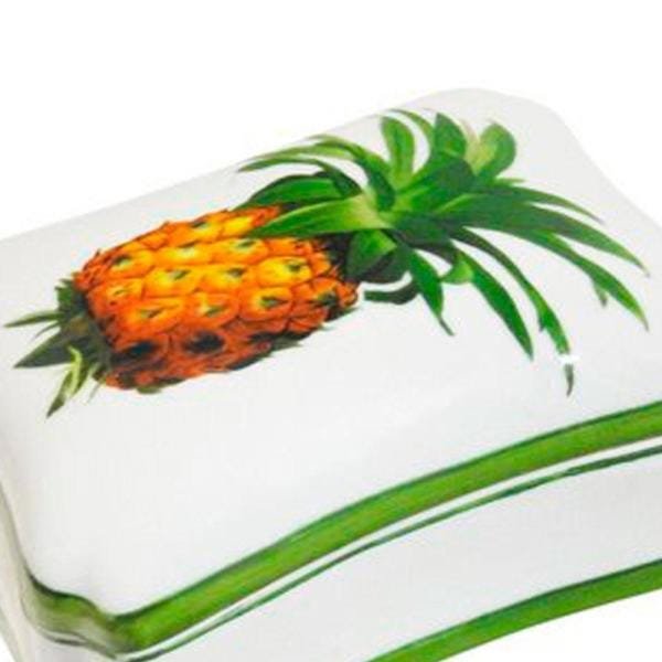 Caixa em Cerâmica Abacaxi 9 cm x 18 cm x 14 cm - 3