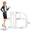 Ver imagem 4 de Poltrona Decorativa Orgânica Kit 2 Stella Max Linho D03 - D’Rossi