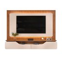 Ver imagem 2 de Painel Treviso para TV 70 pol de MDF com Fitas de LED DJ Móveis