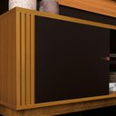 Ver imagem 4 de Rack Grécia 2 Portas 200cm Tv 75 Polegadas Ripado Lateral