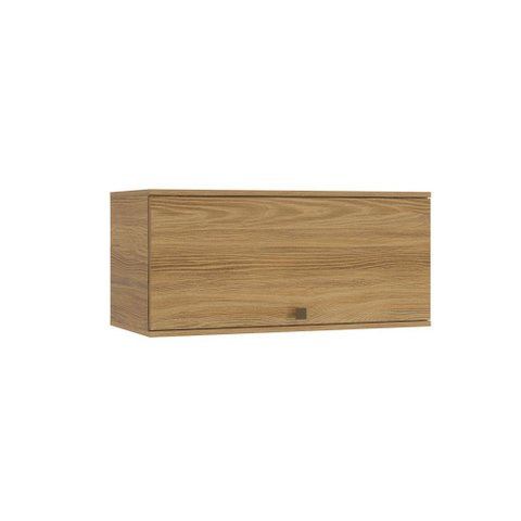 Armário Aéreo Celeste Kappesberg 100% Mdf 1 Porta Basculante Nogueira 80cm