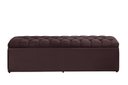 Ver imagem 1 de Calçadeira Baú Imperatriz 120 cm Suede Bordô Escuro