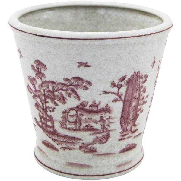 Vaso De Porcelana Com Pintura Decorativa Youth - 1