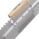 Ver imagem 4 de Kit desempenadeira de aço 12 x 35 cm lisa e dentada