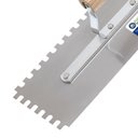 Ver imagem 6 de Kit desempenadeira de aço 12 x 35 cm lisa e dentada