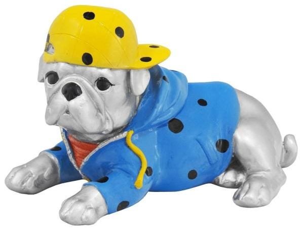 Escultura Em Resina Bulldog Tobby - 1