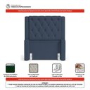 Ver imagem 6 de Cabeceira Atena para Cama Box Solteiro 90cm Capitonê com Frame Linho Azul - Desk Design