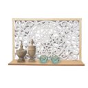 Ver imagem 1 de Prateleira Dobravel 56,5 X 11,5 X 36cm Frame 571236:branco