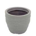 Ver imagem 1 de Vaso para Flores Tramontina Inca 24cm Polietileno Granito Areia Decorativo