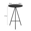 Ver imagem 3 de Mesa Bistrô Milão Preto - Art Panta