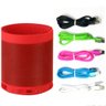 Caixinha Som Portátil Para Celular Multfuncional Wireless Speaker + Cabo USB Colorido 1 Metro - 1