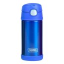 Ver imagem 1 de Garrafa Garrafinha Térmica Infantil Thermos 355ml Azul