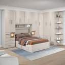 Ver imagem 1 de Dormitório Queen Size Completo 1222 Carvalho Claro