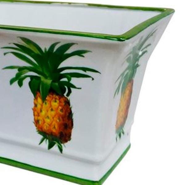 Vaso em Cerâmica Abacaxi 19 cm x 30 cm x 20 cm - 2