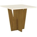 Ver imagem 1 de Mesa De Jantar 90 Cm Vértice Henn Nature Com Off White