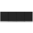 Ver imagem 1 de Aéreo para Cozinha Emma Armário 4 Portas Preto