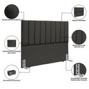 Ver imagem 4 de Cabeceira Cama Casal Boucle Premium