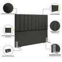Ver imagem 4 de Cabeceira Cama Casal Boucle Premium