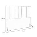 Ver imagem 3 de Cabeceira Cama Casal Boucle Premium