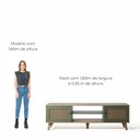 Ver mais imagens de Rack para Tv até 55 Polegadas Erice com 2 Porta e Pés Babus