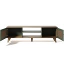 Ver imagem 3 de Rack para Tv até 55 Polegadas Erice com 2 Porta e Pés Babus